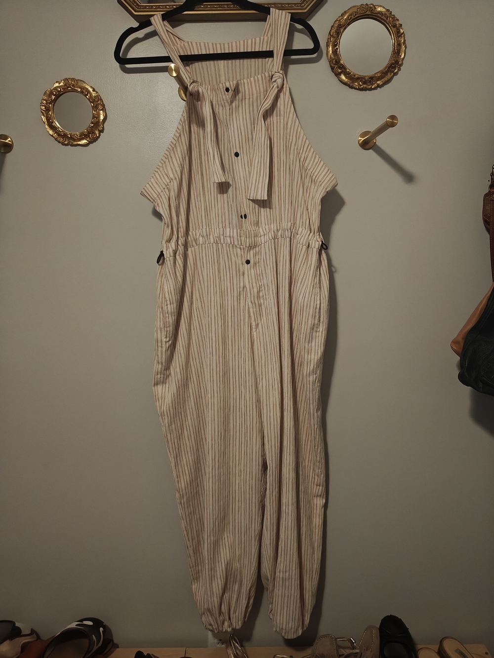 Striped SasquatchFabrix Tie Jumpsuit